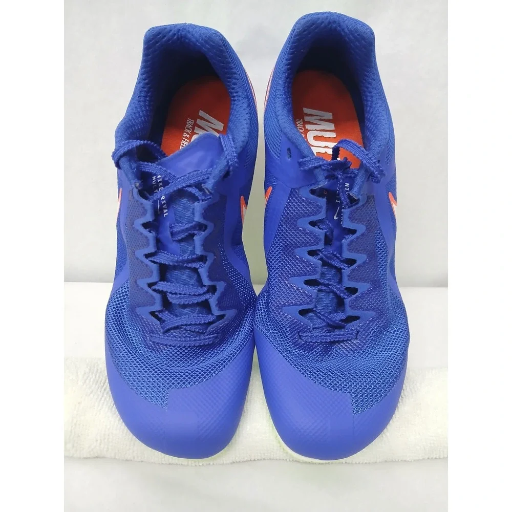 Nike Mens Zoom Rival Multi Track and Field Cleats NO SPIKES DC8749-401 Blue Sz 9
